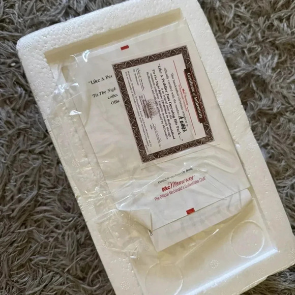 McDonald's 1996 McMemories 2 Ornament Set Tis The Night Before Christmas Vintage - Picture 4 of 10